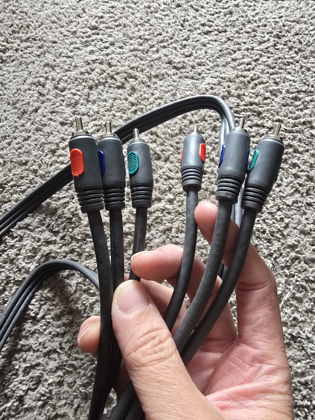 Video Cables RCA Coaxial Component Red Green Blue HDTV DVD 2M - photo 2