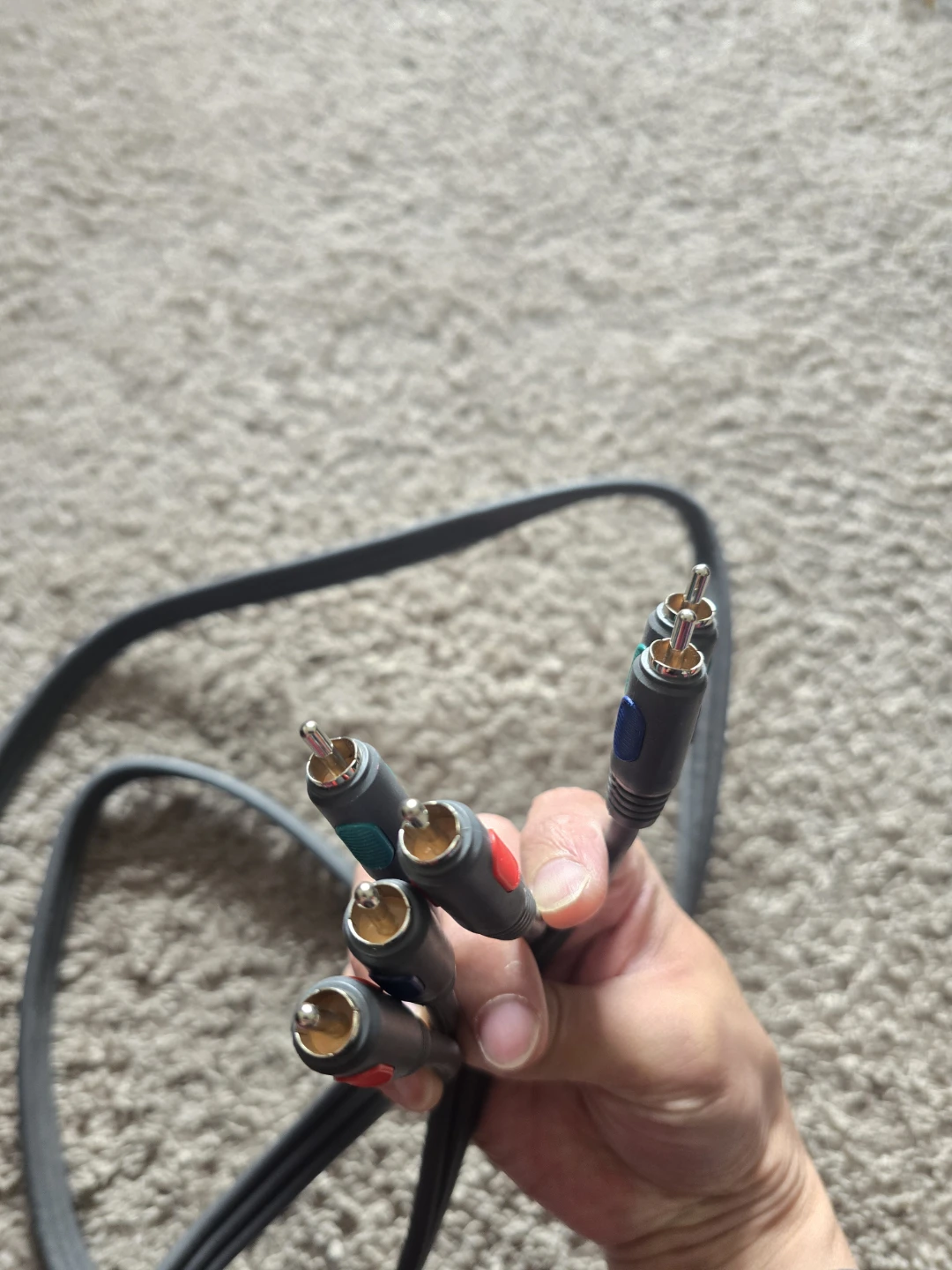 Video Cables RCA Coaxial Component Red Green Blue HDTV DVD 2M - photo 3