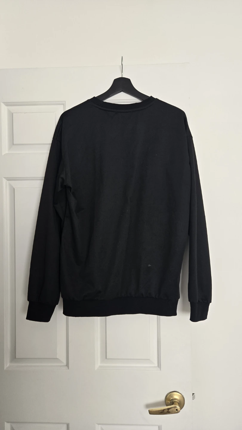 Black "Portal to the Cat Dimension" Graphic Sweatshirt - photo 2