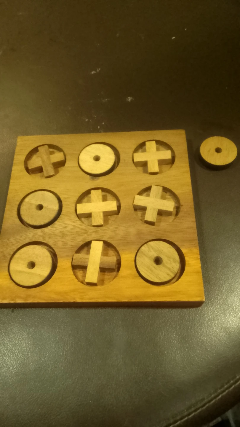 Wooden Tic Tac Toe Game Set