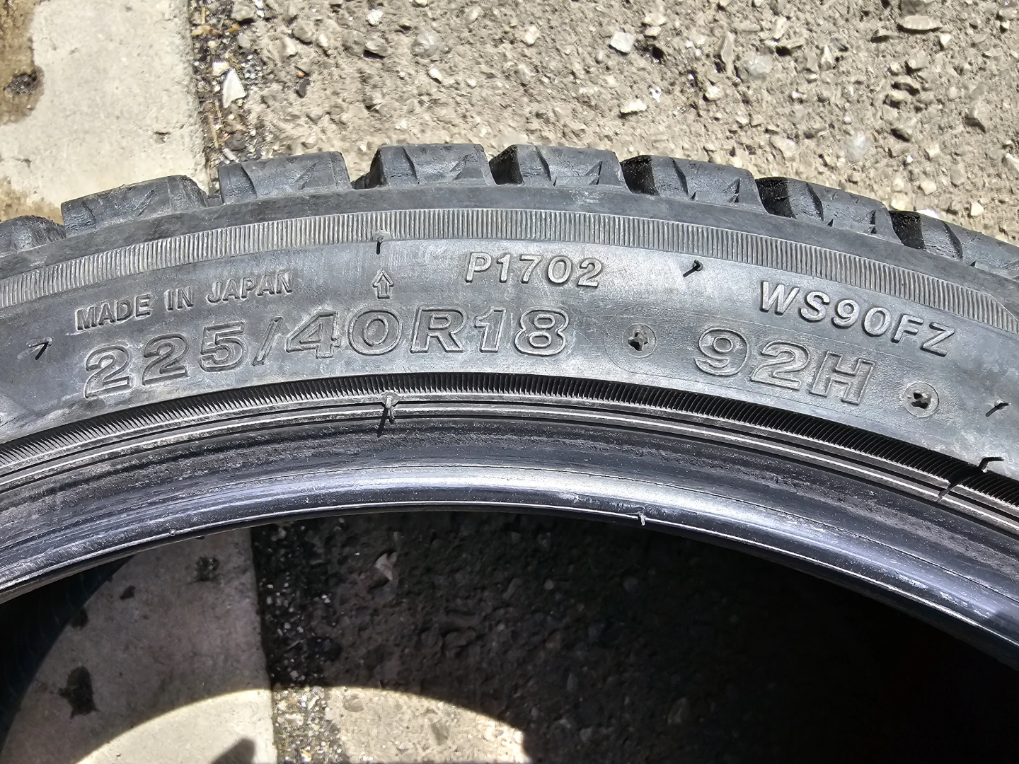 225/40 R18 BRIDGESTONE BLIZZAK WINTER TIRES - photo 5