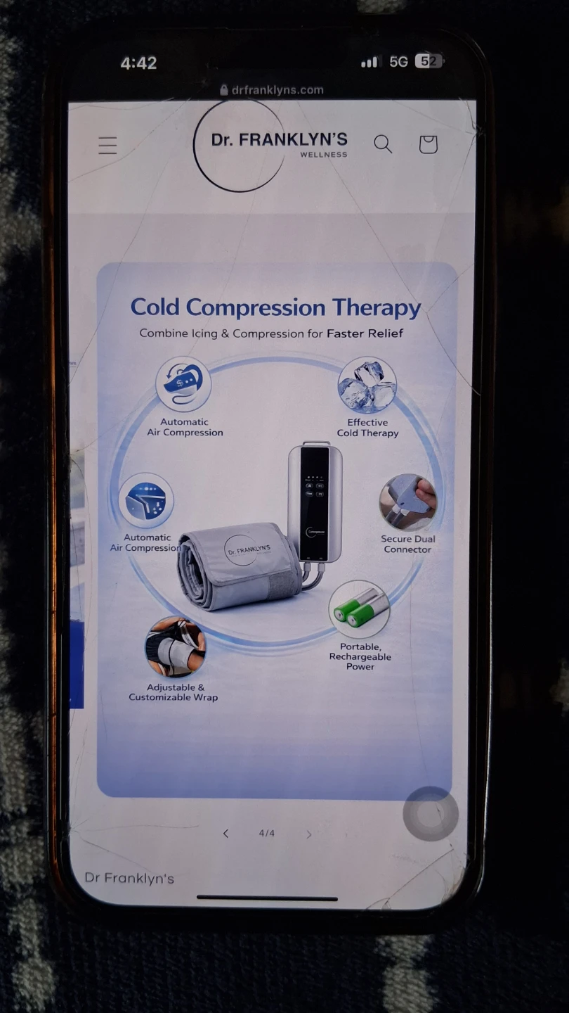 Dr. Franklyn's Cold Compression Therapy Wrap - photo 3