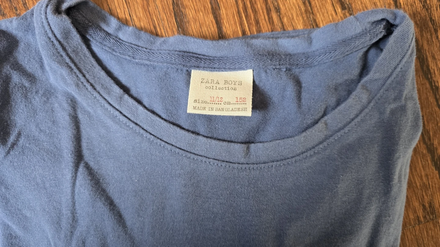 3 long sleeves Zara Boys T-Shirts - Size 11-12Y - photo 3