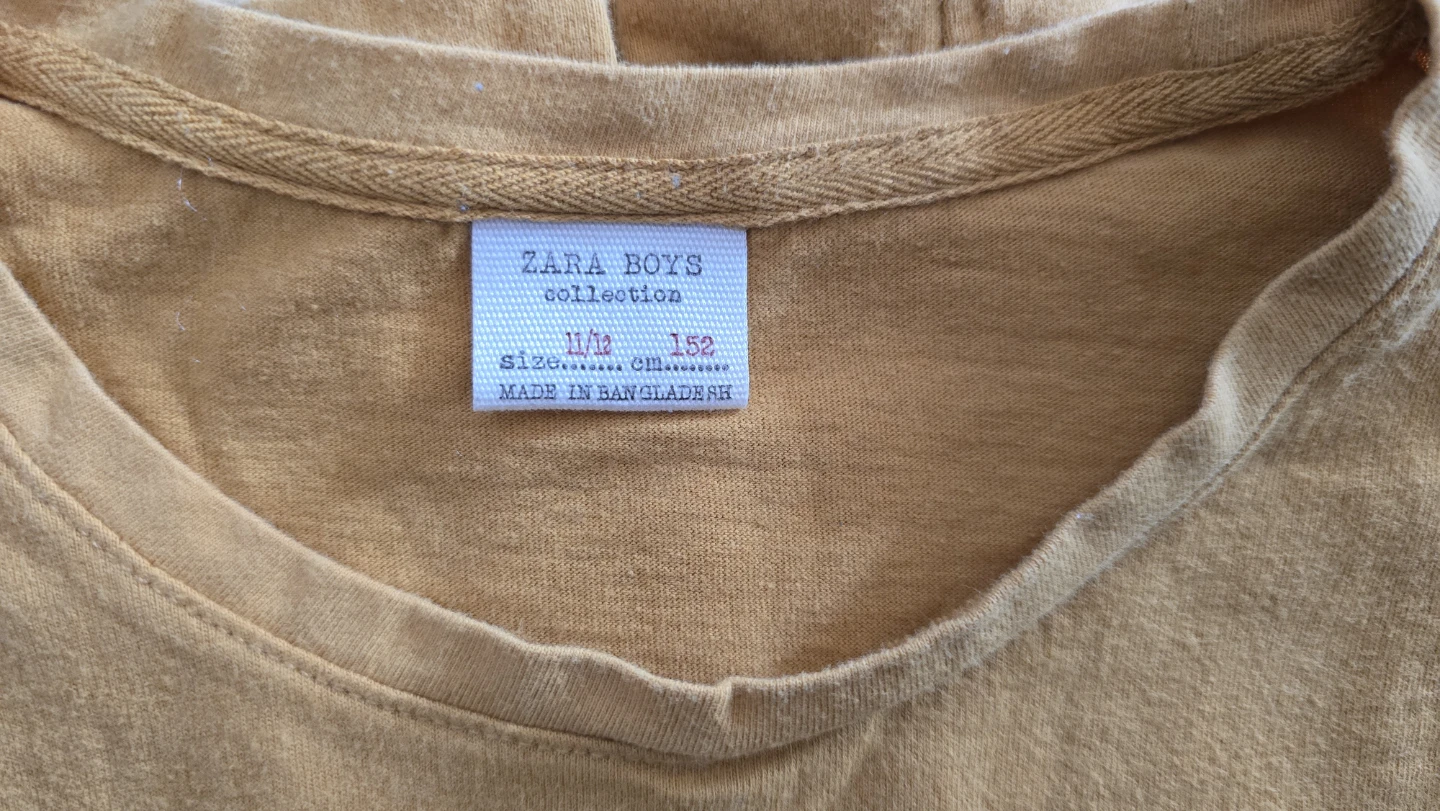3 long sleeves Zara Boys T-Shirts - Size 11-12Y - photo 4
