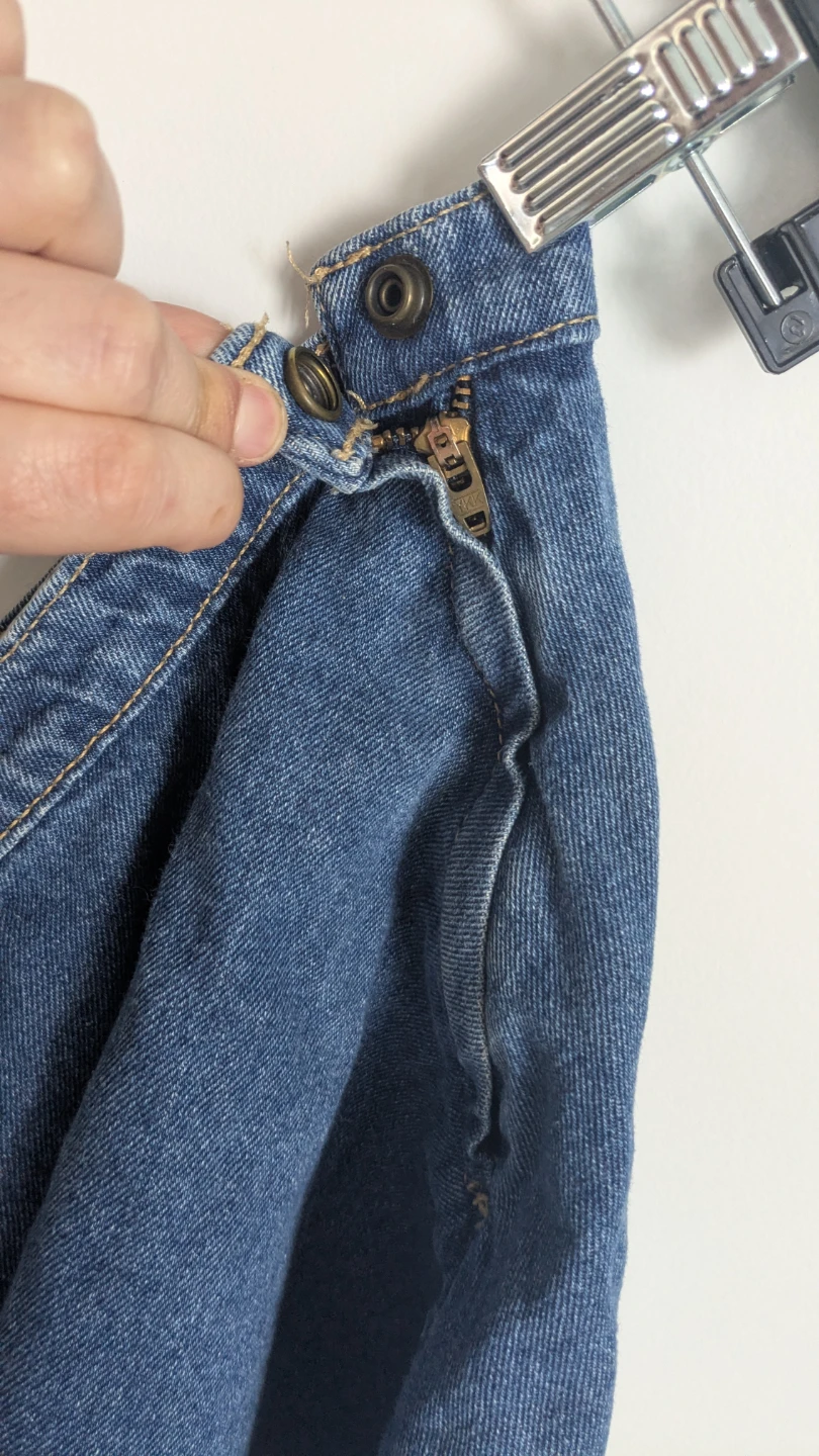 American Apparel Denim Mini Circle Skirt - photo 4