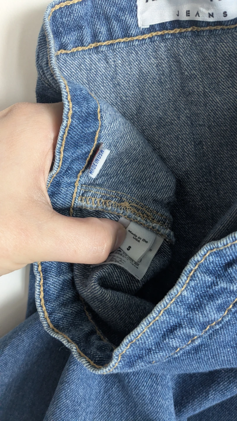 American Apparel Denim Mini Circle Skirt - photo 5