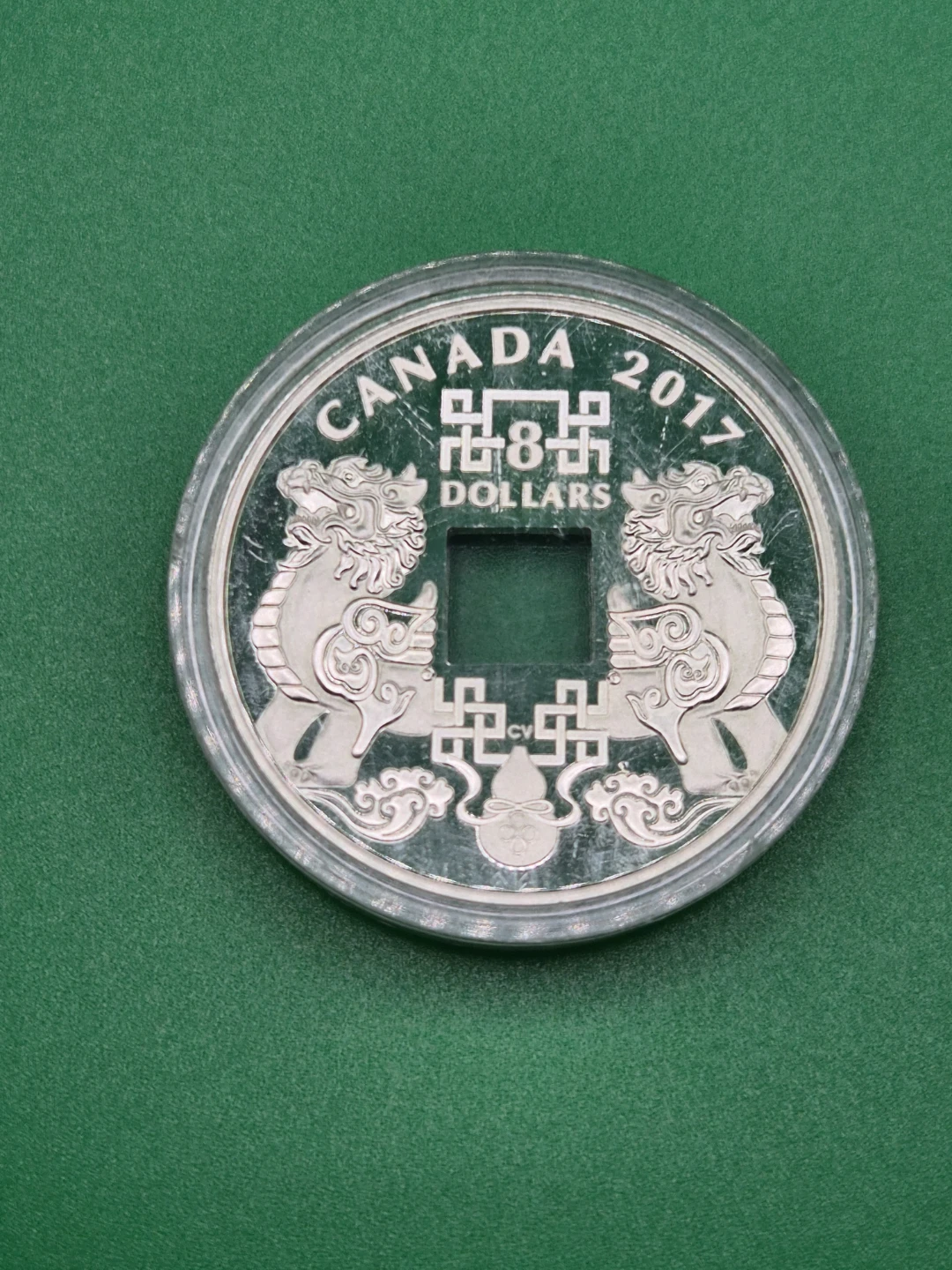 🍀 2017 Canada $8 Fine Silver Coin Good Luck Charms - photo 2