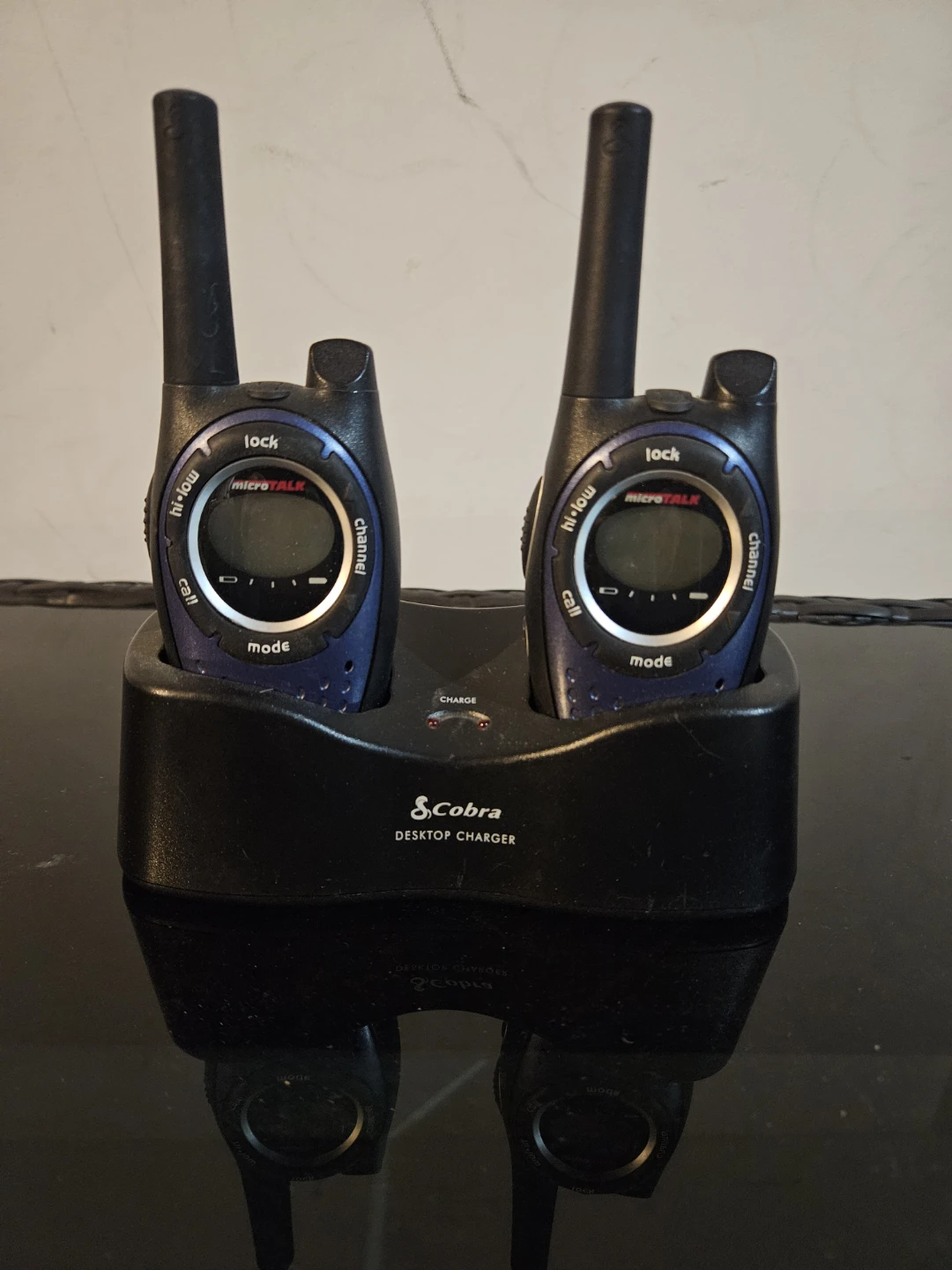 Cobra MicroTalk Walkie Talkies with Desktop Charger