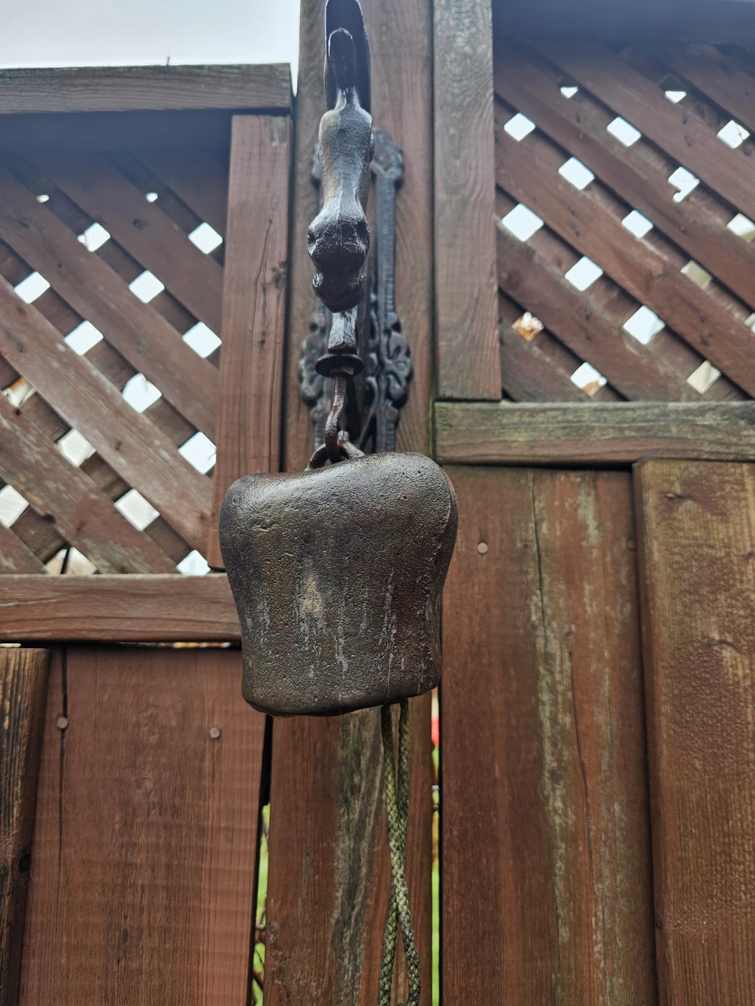 Cast Iron Cow Head Door Knocker with Bell - photo 3