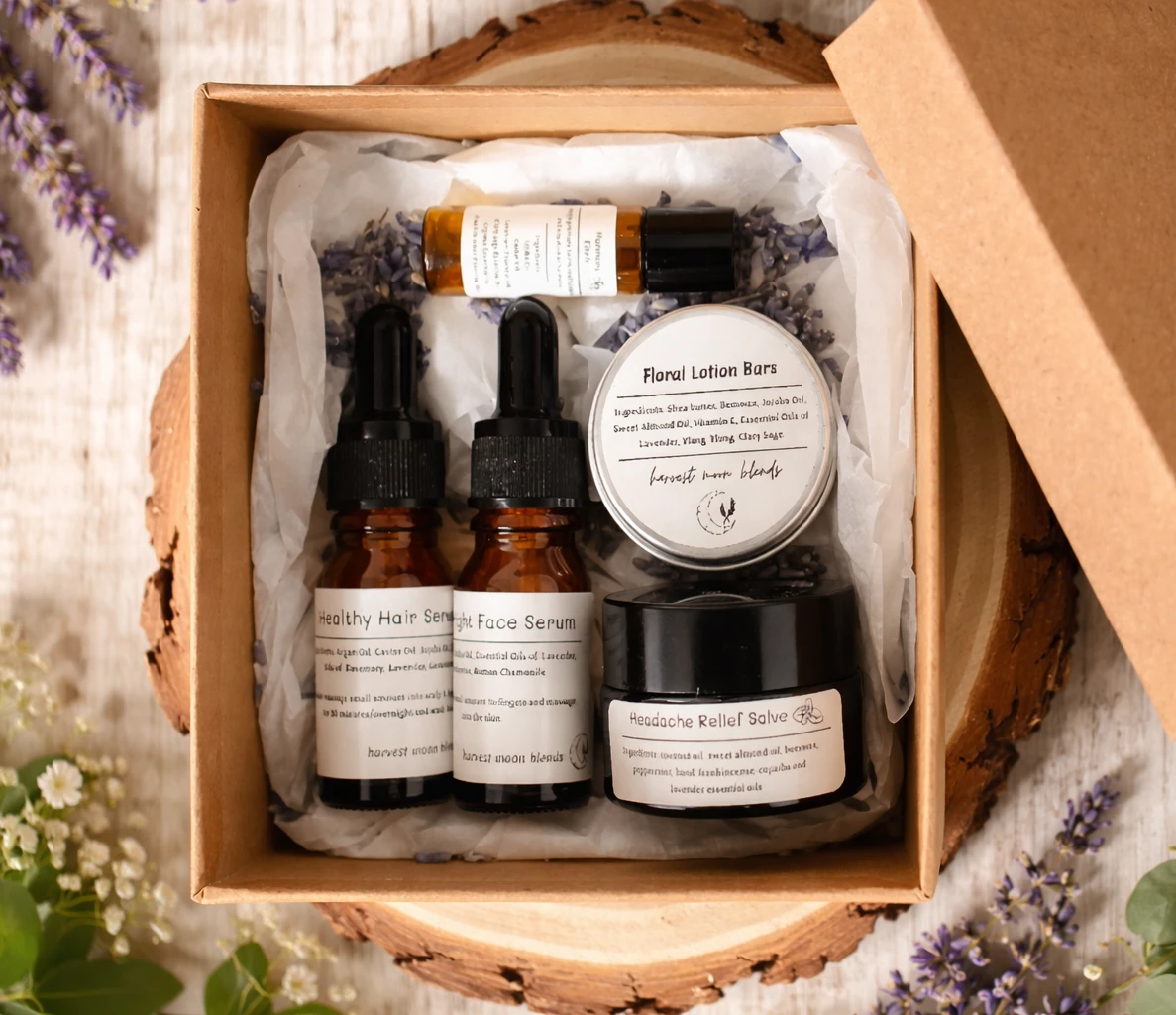 Self Care Gift Set - Natural products & Essential Oils