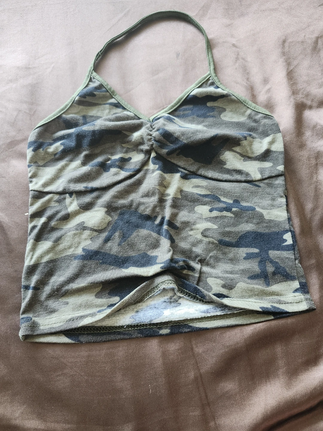 Camouflage Halter Tank Top