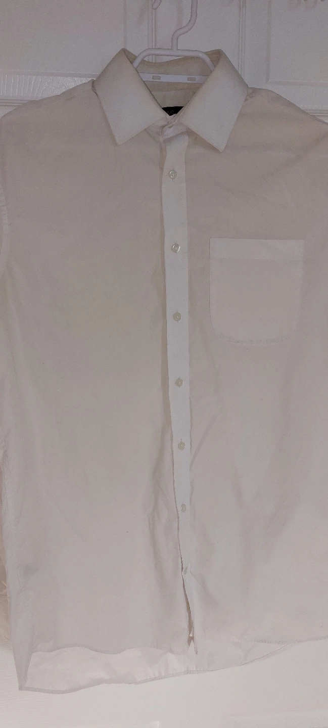 M&S Collection Regular Fit White Dress Shirt - 15" / 38