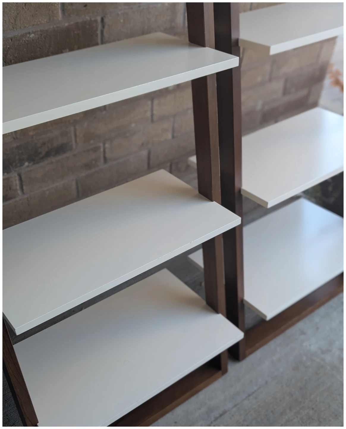 2 West Elm leaning shelves - photo 2
