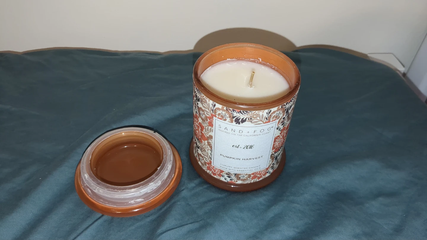 Sand + Fog Pumpkin Harvest Luxury Scented Candle - photo 3