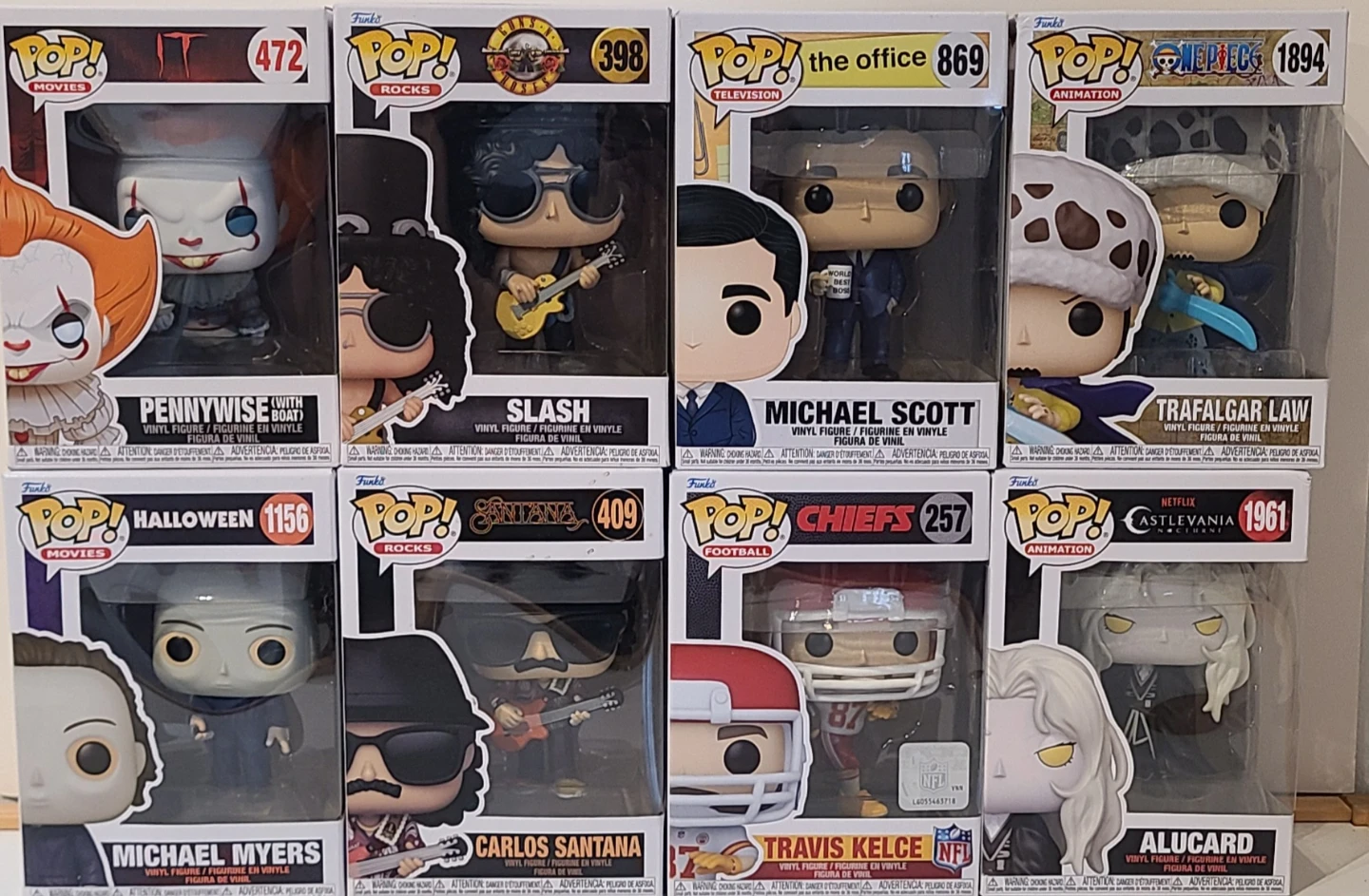 8 Funko POP! Figures New In Box $25 for Collection!!!