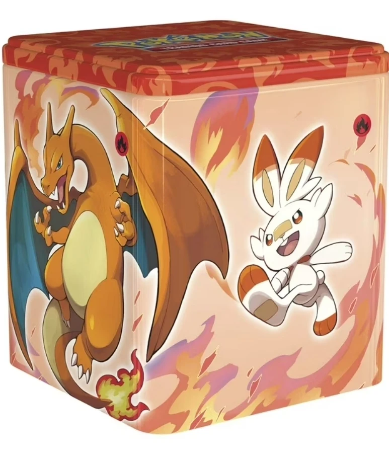 Pokemon Trading Card Game Stacking Tin Fire