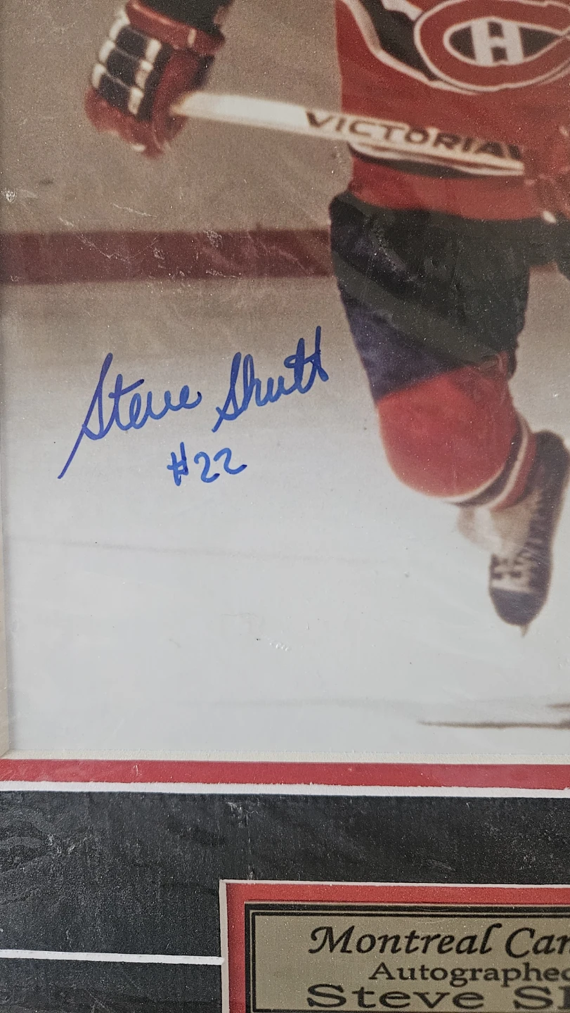 Montreal Canadiens Steve Shutt Autographed Photo #22 - photo 3