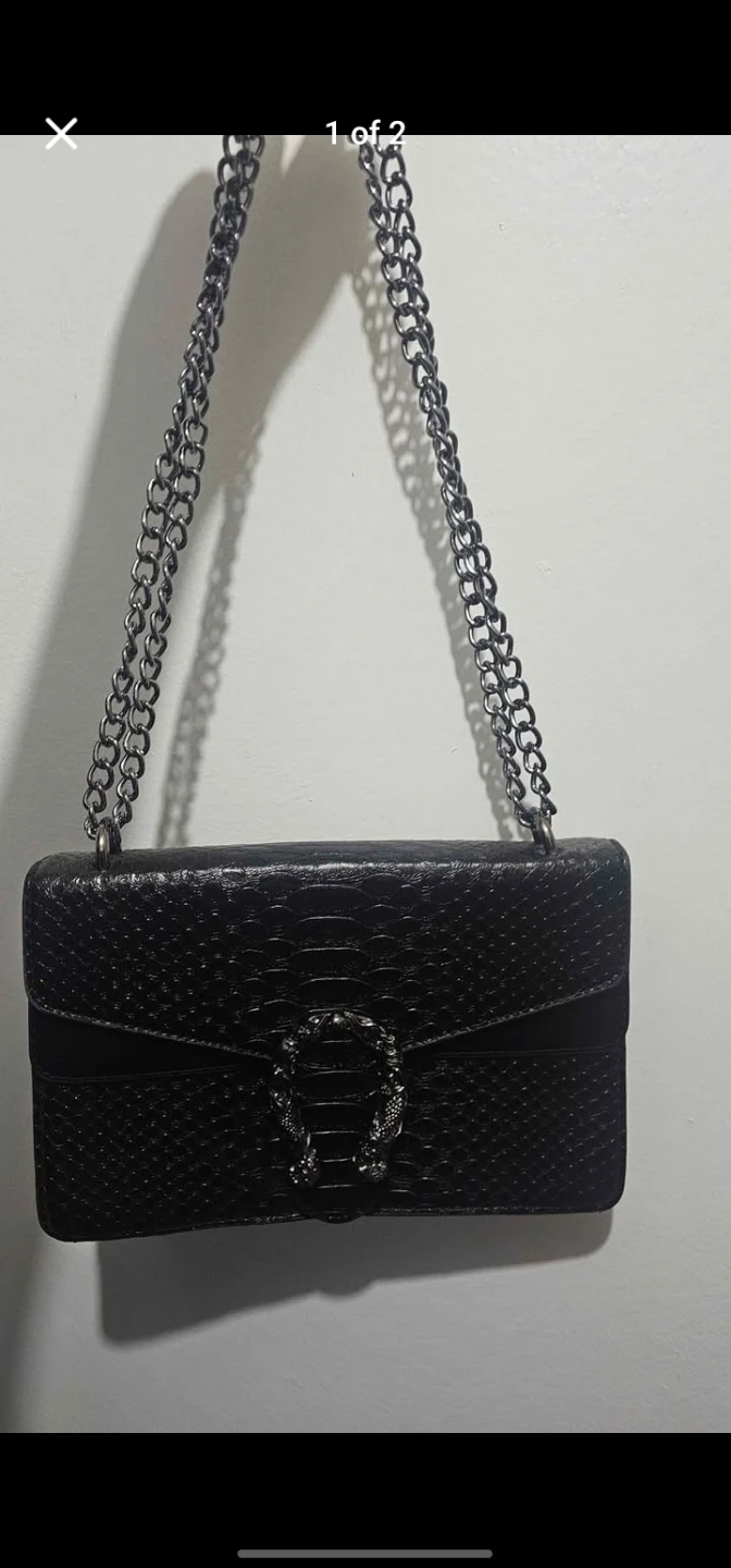 Shoulder Bag with Chain Strap