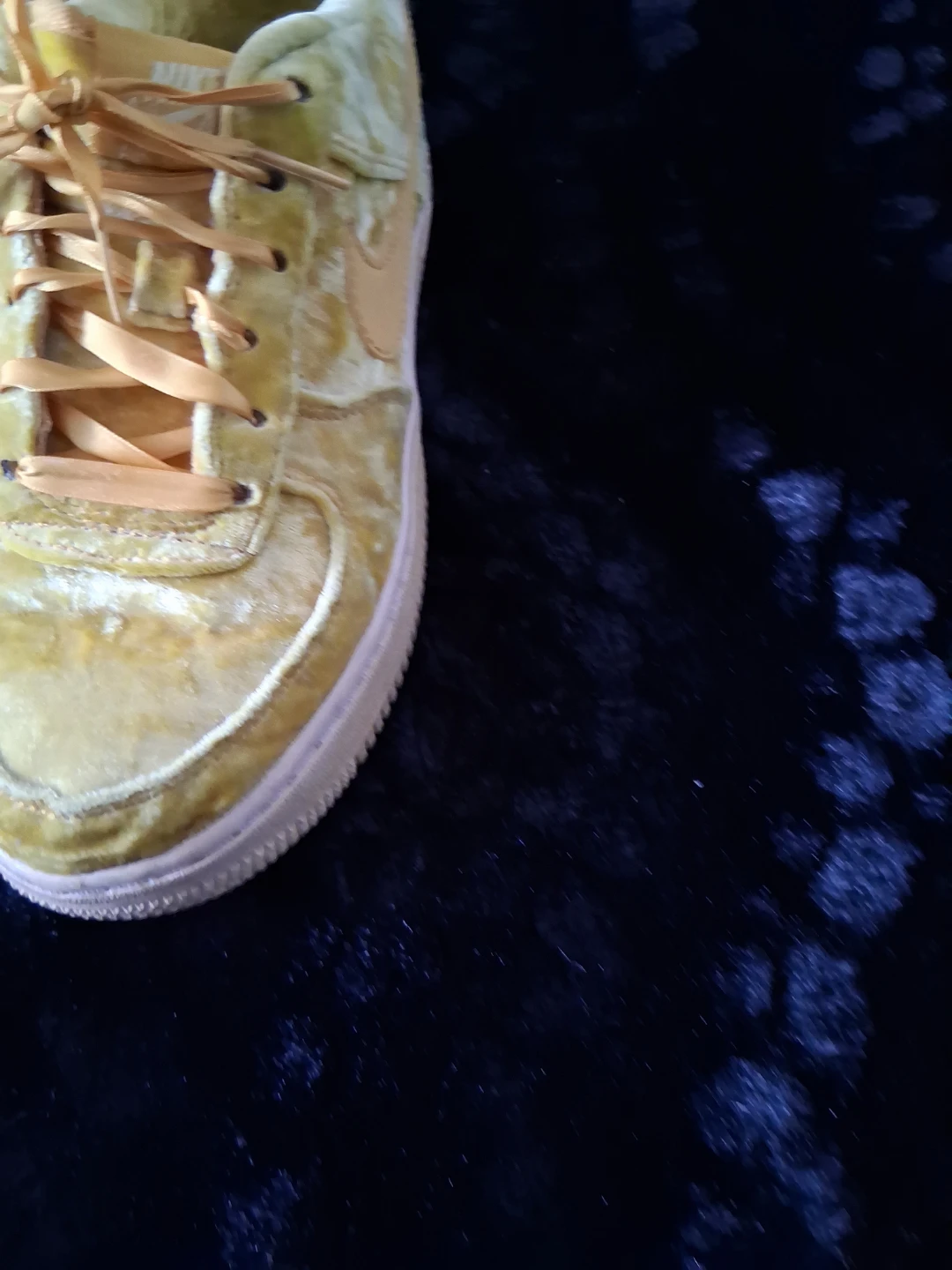 Nike Air Force 1 Velvet Sneakers - photo 4