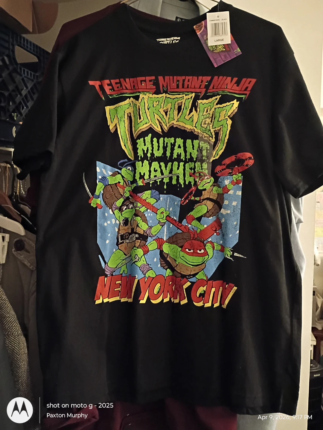 Teenage Mutant Ninja Turtles tee shirt