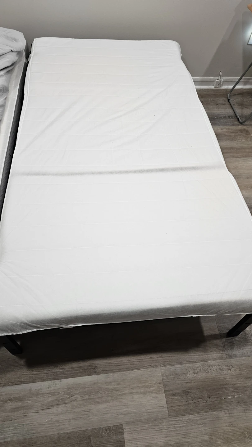 PrimeCables Foldable Twin Bed Frame with mattress - photo 3