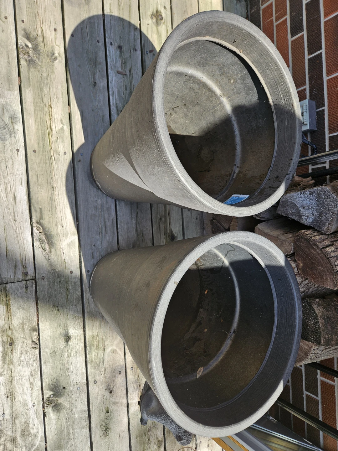 24" Crescent Garden Tall Planters - photo 2