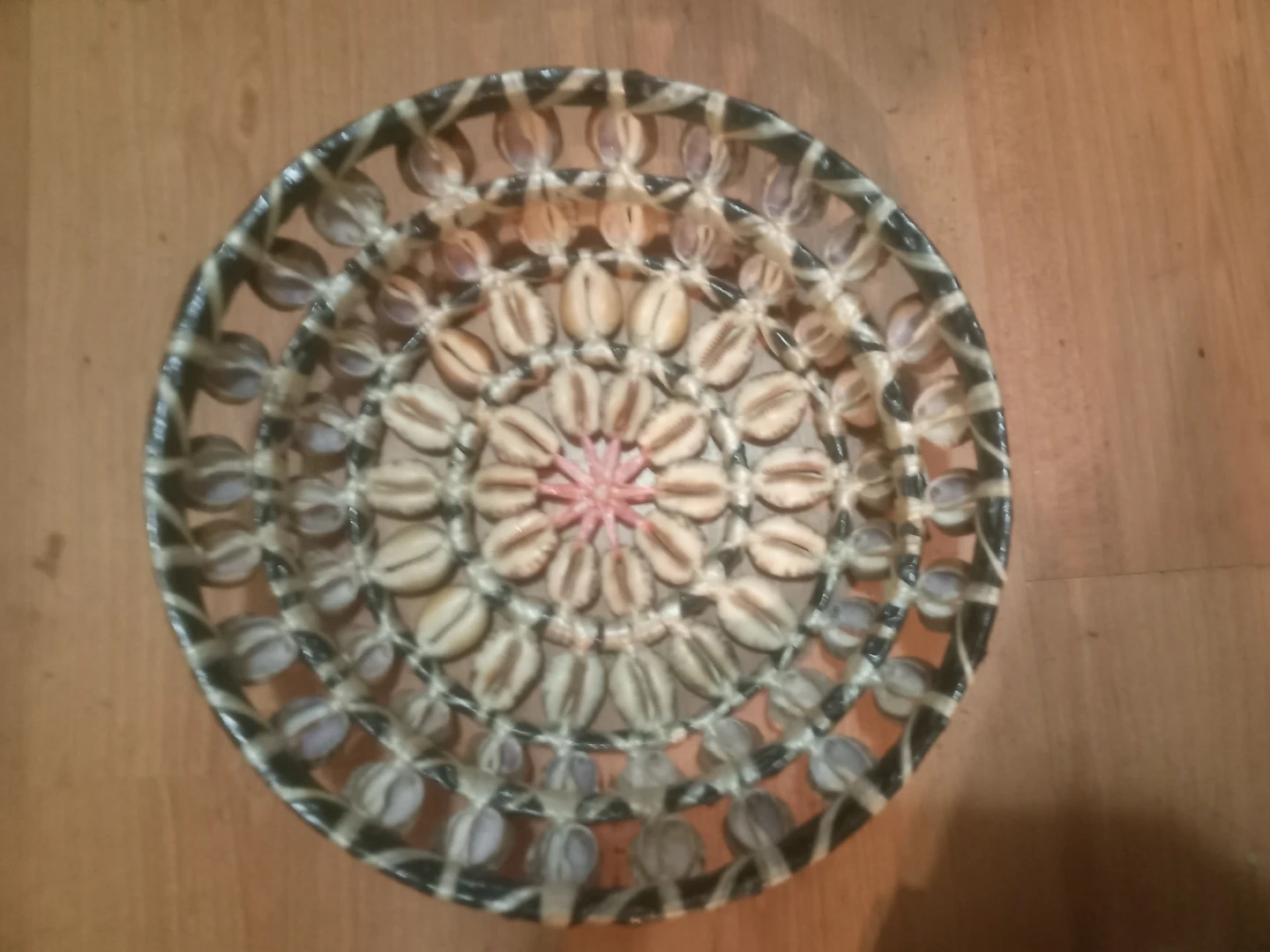 Handmade Cowrie Shell Decorative Bowl