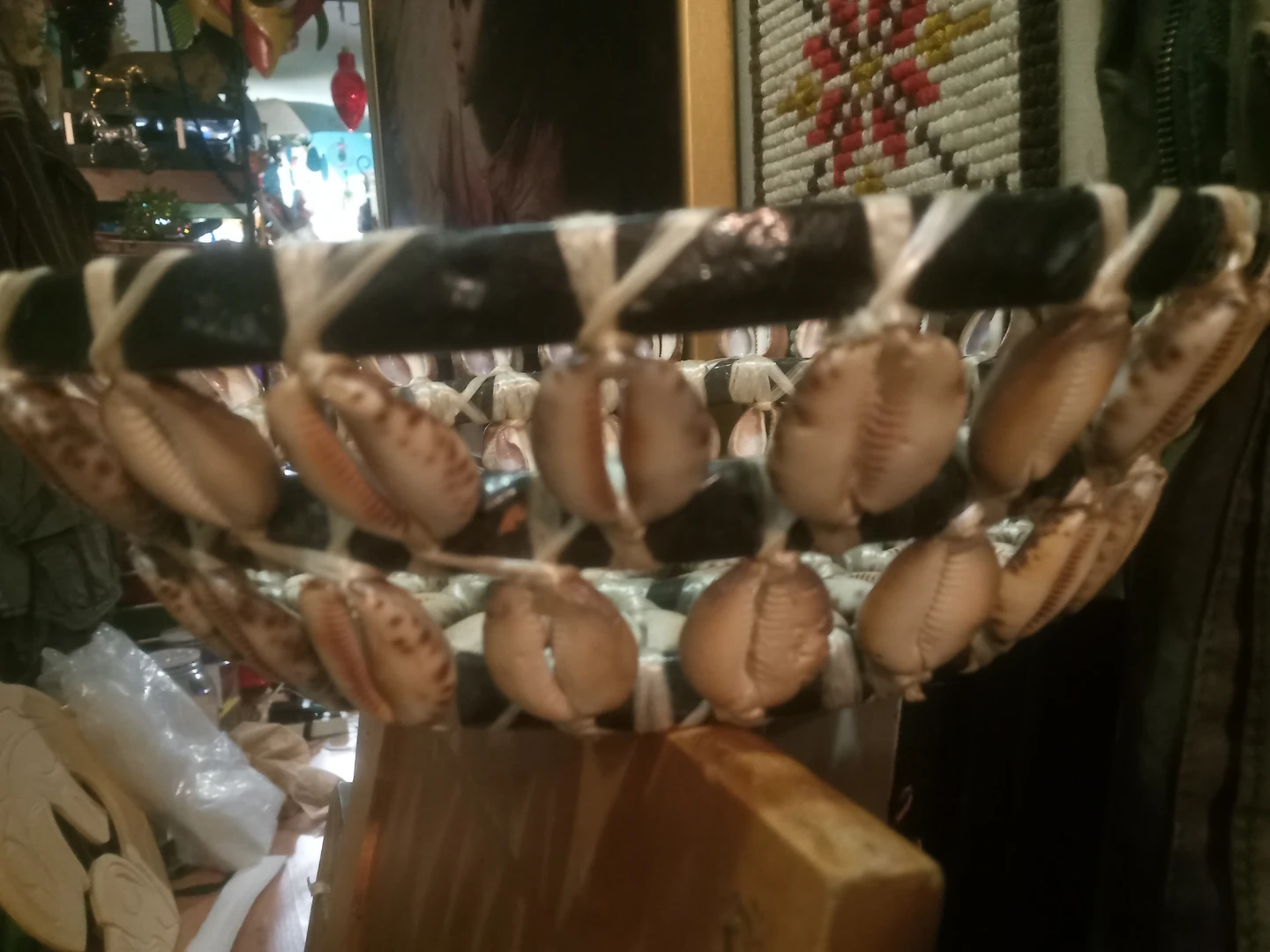 Handmade Cowrie Shell Decorative Bowl - photo 2