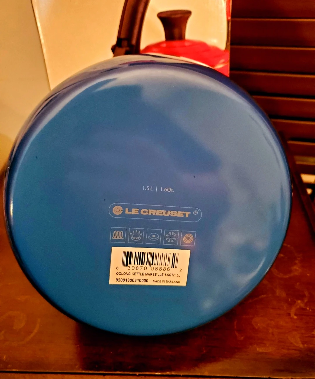 Vintage Le Creuset Oolong Kettle Marseille 1.5L NEW - photo 2