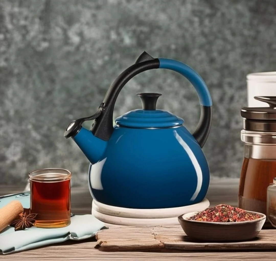 Vintage Le Creuset Oolong Kettle Marseille 1.5L NEW - photo 4