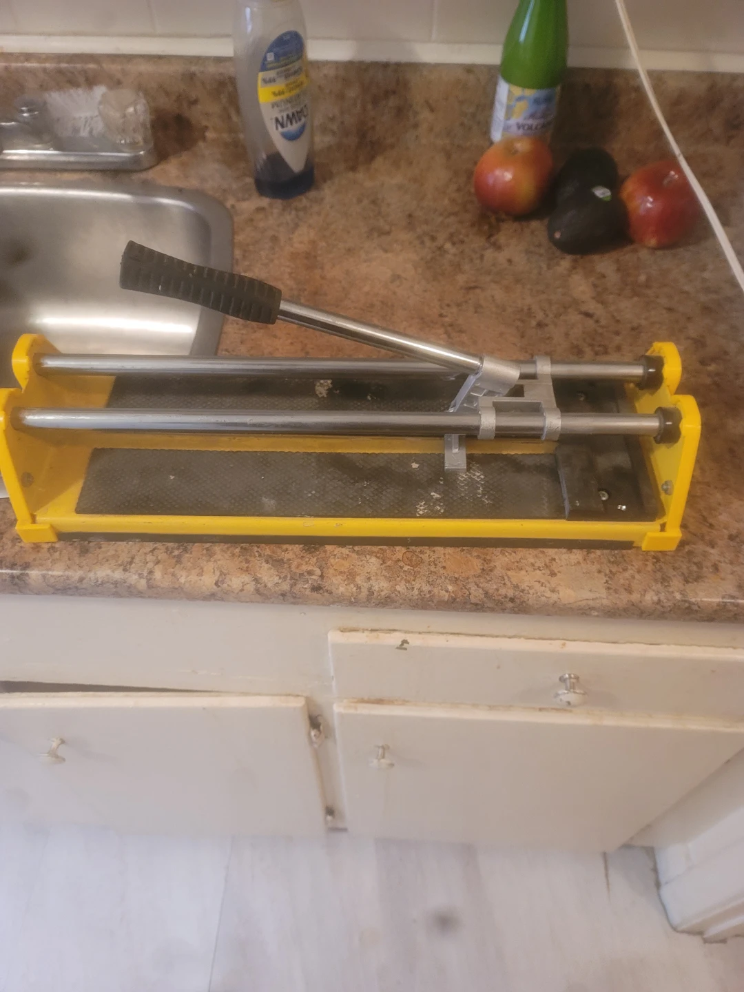 Yellow Manual Tile Cutter
