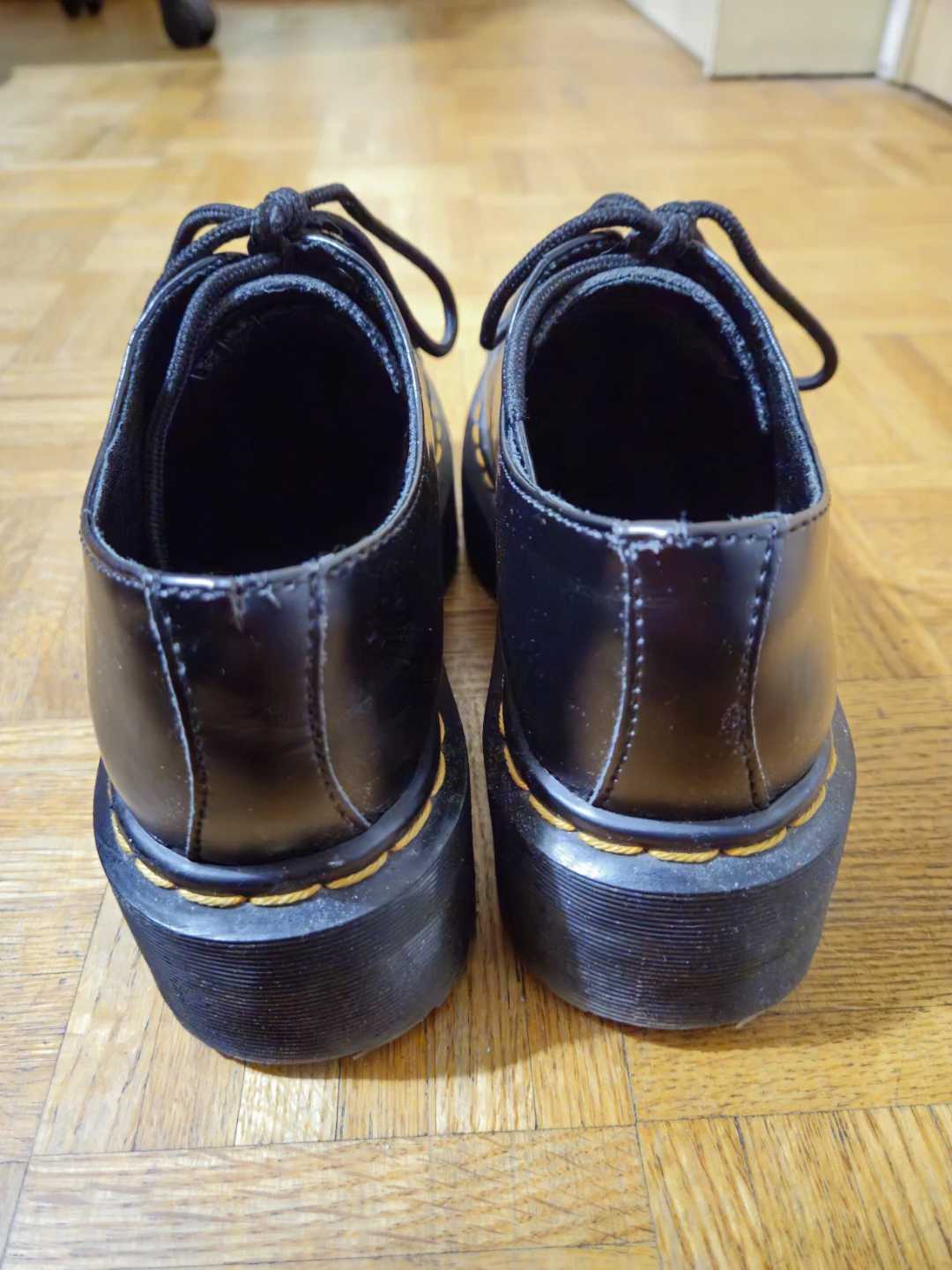 Chunky Faux Leather Platform Loafers - photo 4
