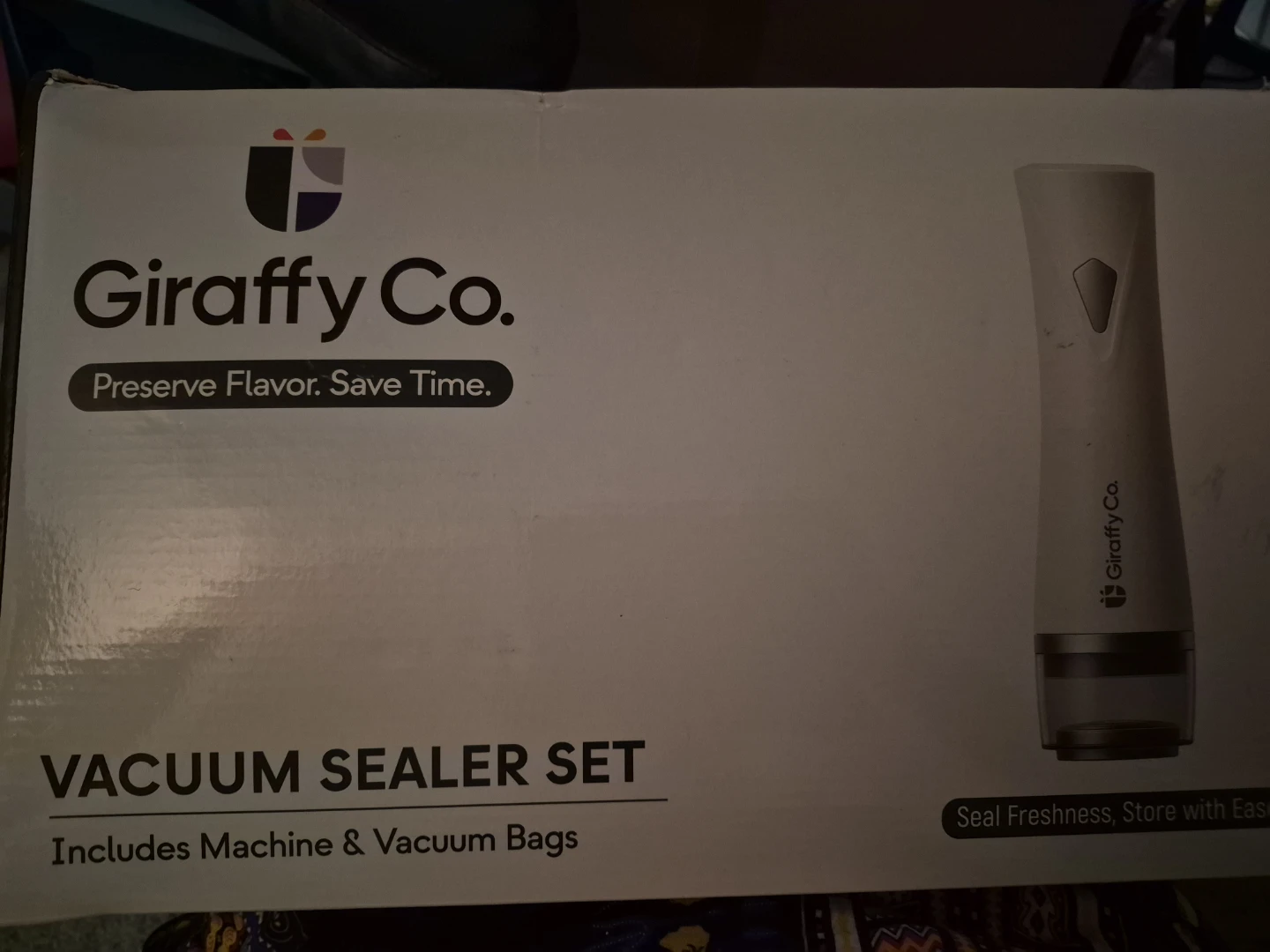 Giraffy Co. Vacuum Sealer Set with Machine & Bags