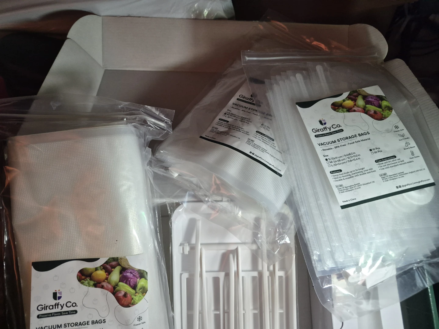 Giraffy Co. Vacuum Sealer Set with Machine & Bags - photo 5
