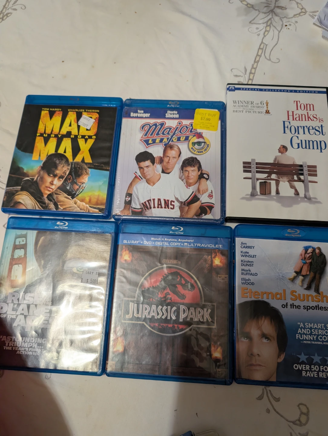 Blu-ray Forrest Gump, Jurassic Park & More