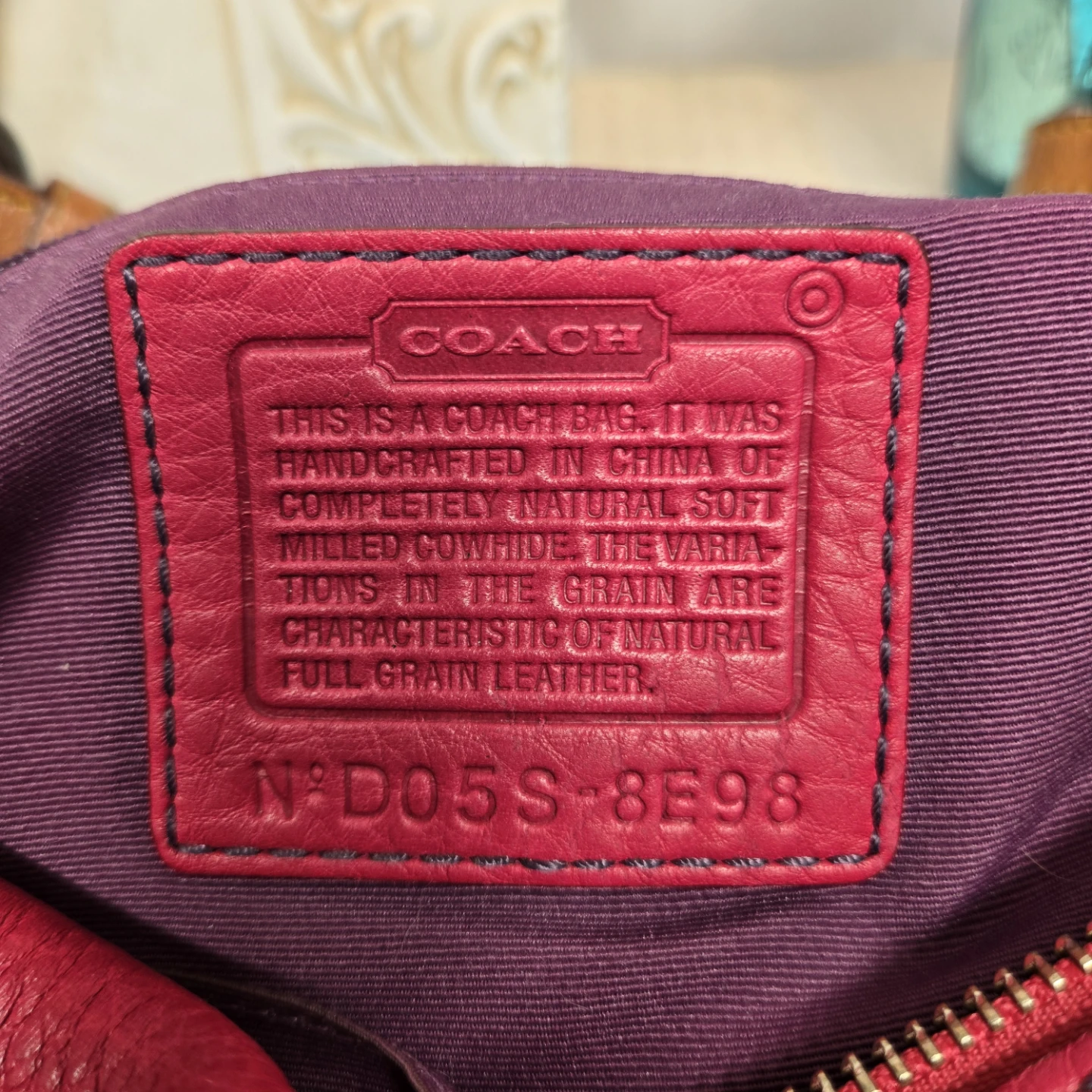 Coach Pink Leather Shoulder Bag - photo 5