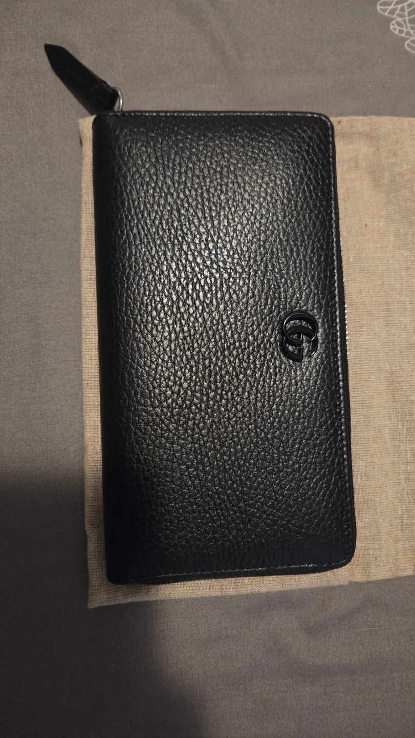 NEW Gucci Black Leather Zip Around Wallet - photo 4