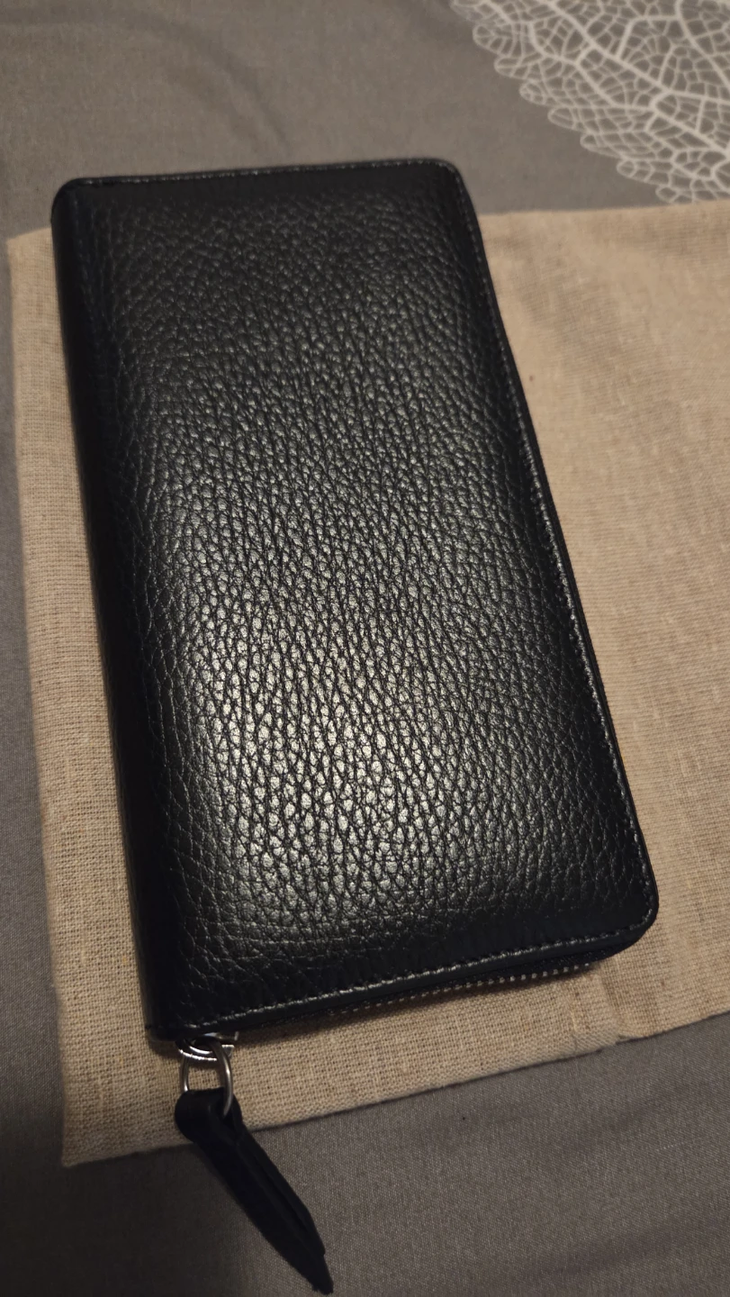 NEW Gucci Black Leather Zip Around Wallet - photo 5