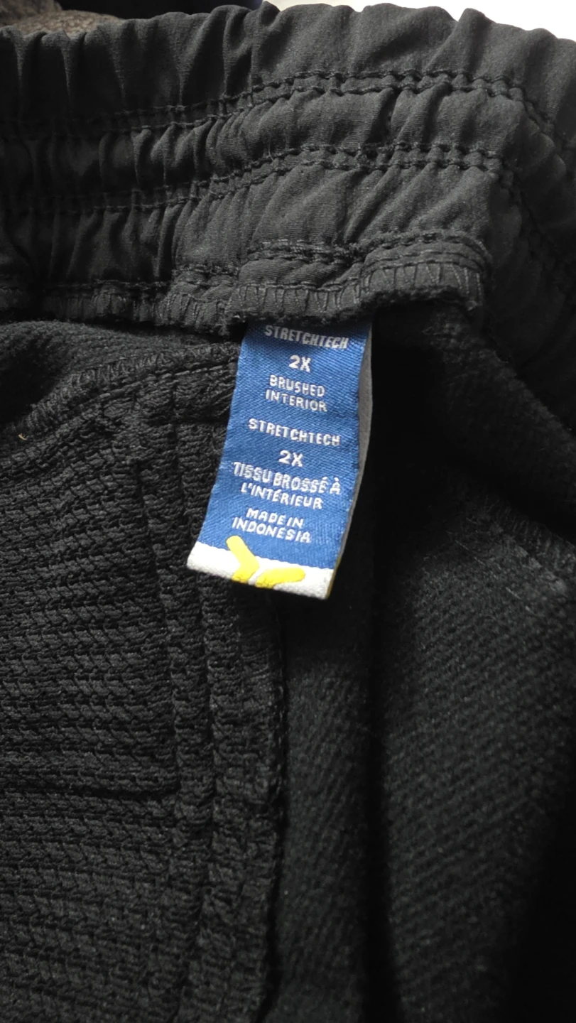 Black StretchTech Track Pants 2X - photo 2