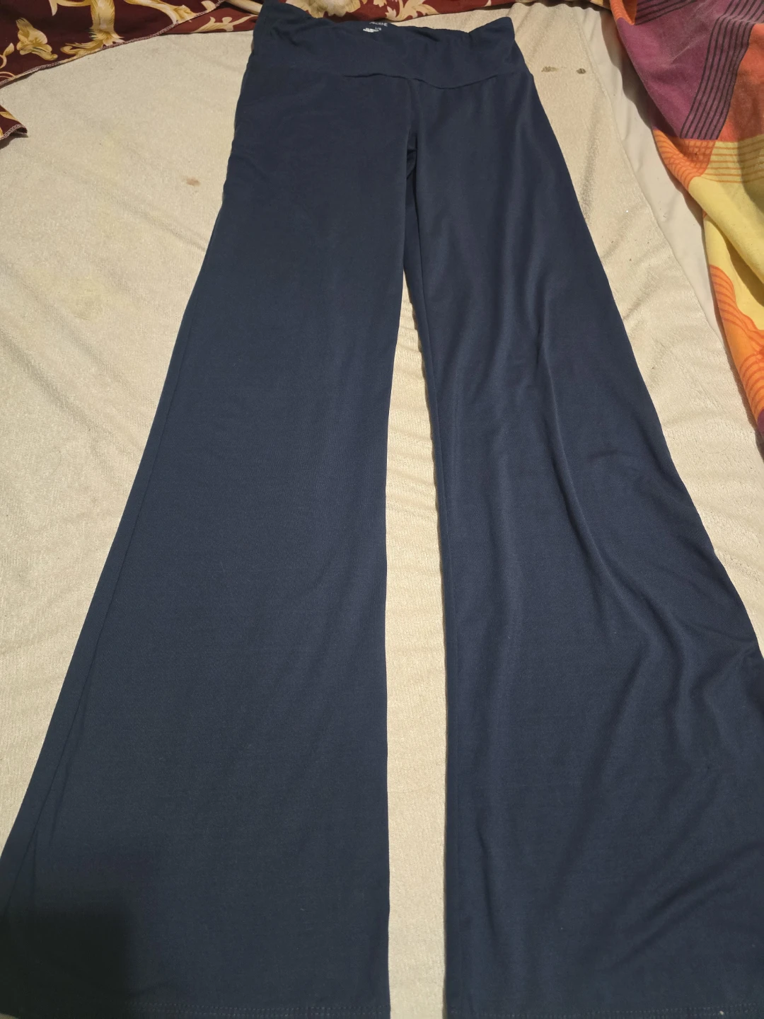 Ardene Women's Navy Blue Wide Leg Pants with Star Detail - photo 2