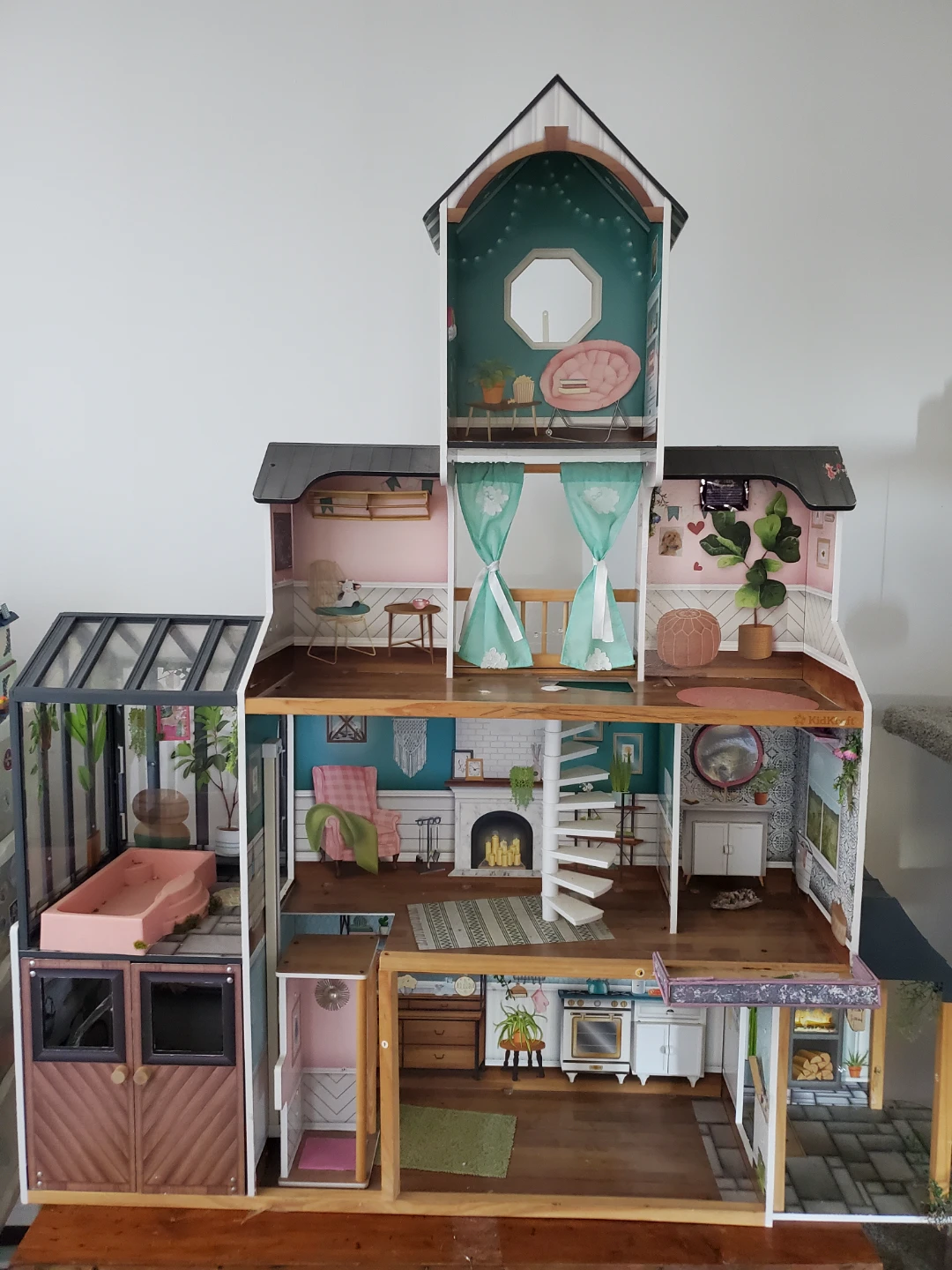 KidKraft Wooden Dollhouse with Accessories - photo 4