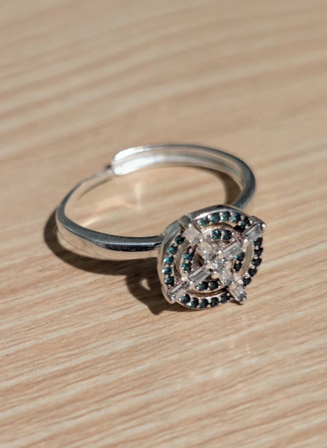 Adjustable Sterling Silver Ring 925 fidget