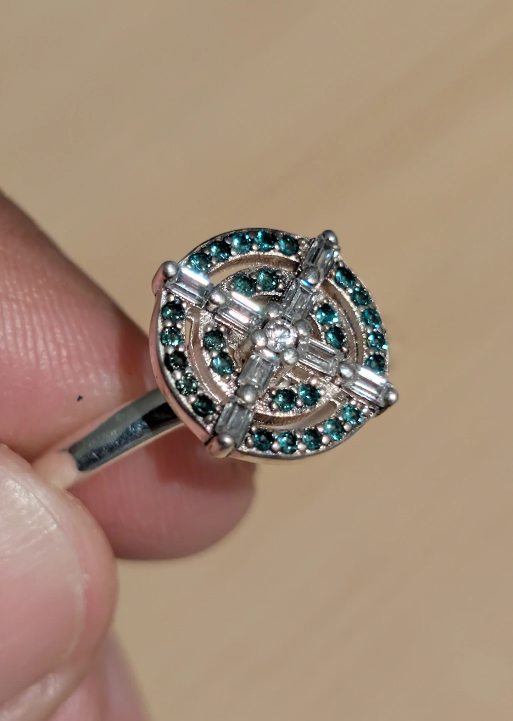 Adjustable Sterling Silver Ring 925 fidget - photo 2