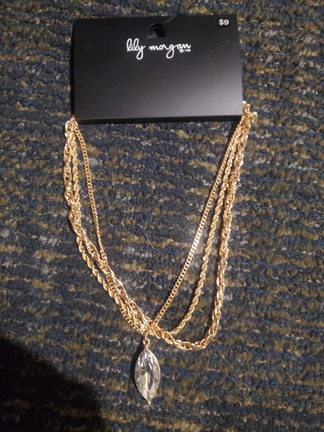 Lily Morgan Gold-Tone Layered Necklace Set with Earrings - photo 2