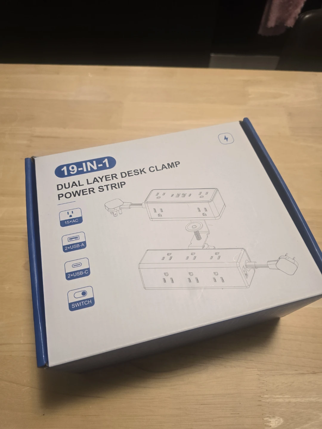 19-in-1 Dual Layer Desk Clamp Power Strip - photo 4