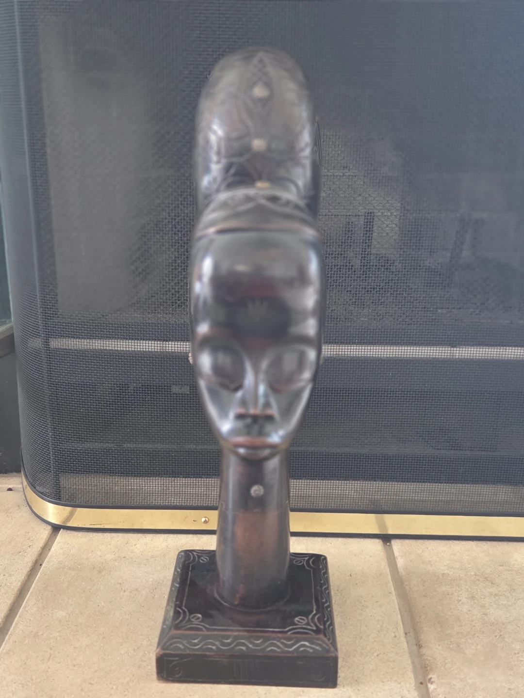 Hand-Carved Wooden Sculpture by J. Percy - photo 3