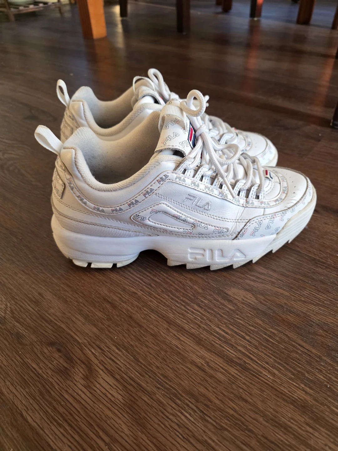 White Fila Disruptor II Shoes Limited Edition - photo 2