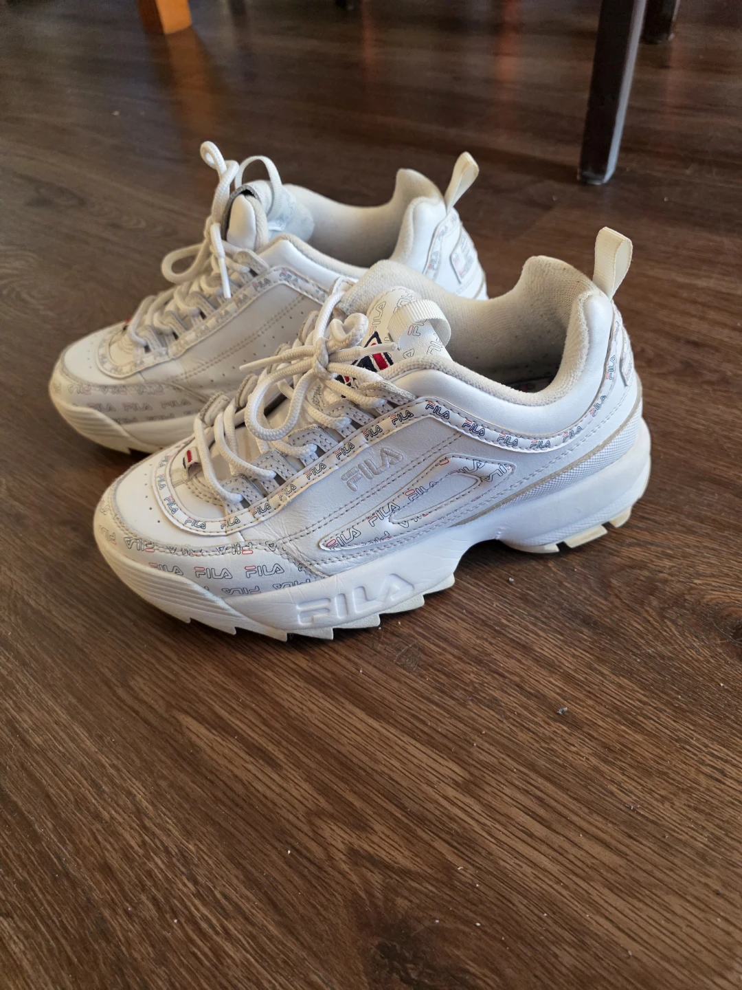 White Fila Disruptor II Shoes Limited Edition - photo 4