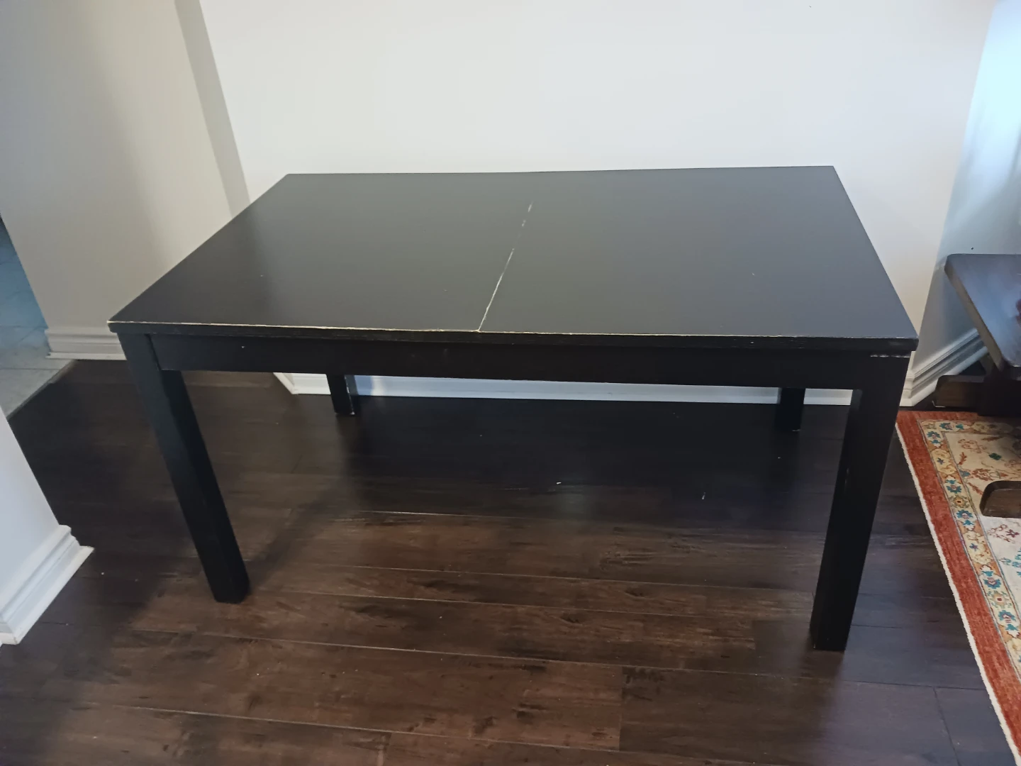 Ikea Black Extendable Dining/ Kitchen Table