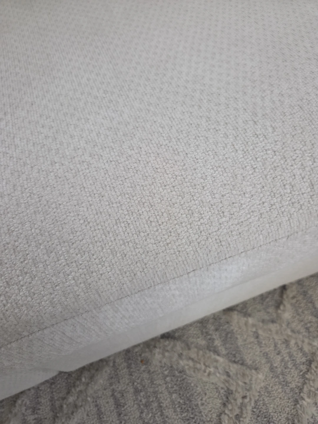 Sectional Sofa - Light Beige Fabric - photo 5
